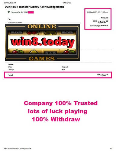 Mega888 game screen showing a big win