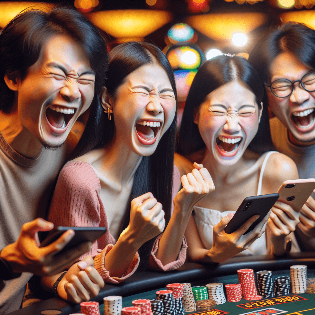 Mega888 players celebrating their big wins