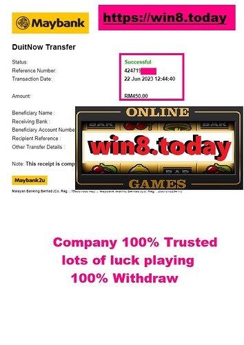 Mega888 jackpot win screenshot showing MYR24 to MYR450 win