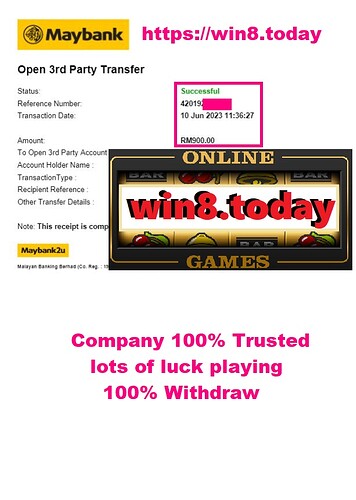 A lucky player winning big on 918Kiss slot game