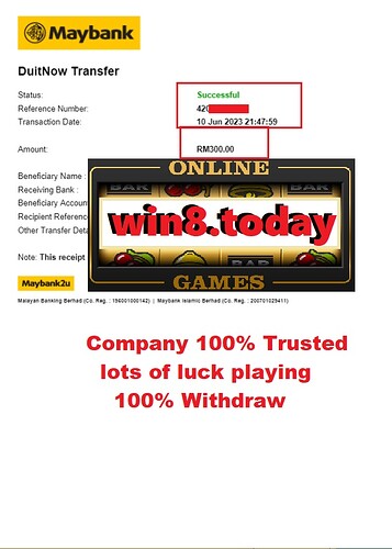Mega888 Casino game screen showing a winning slot