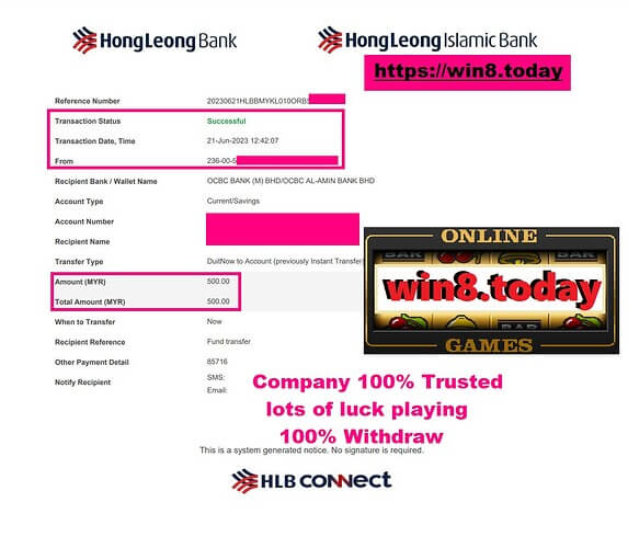 918KISS slot game transforming 210 MYR into 500 MYR