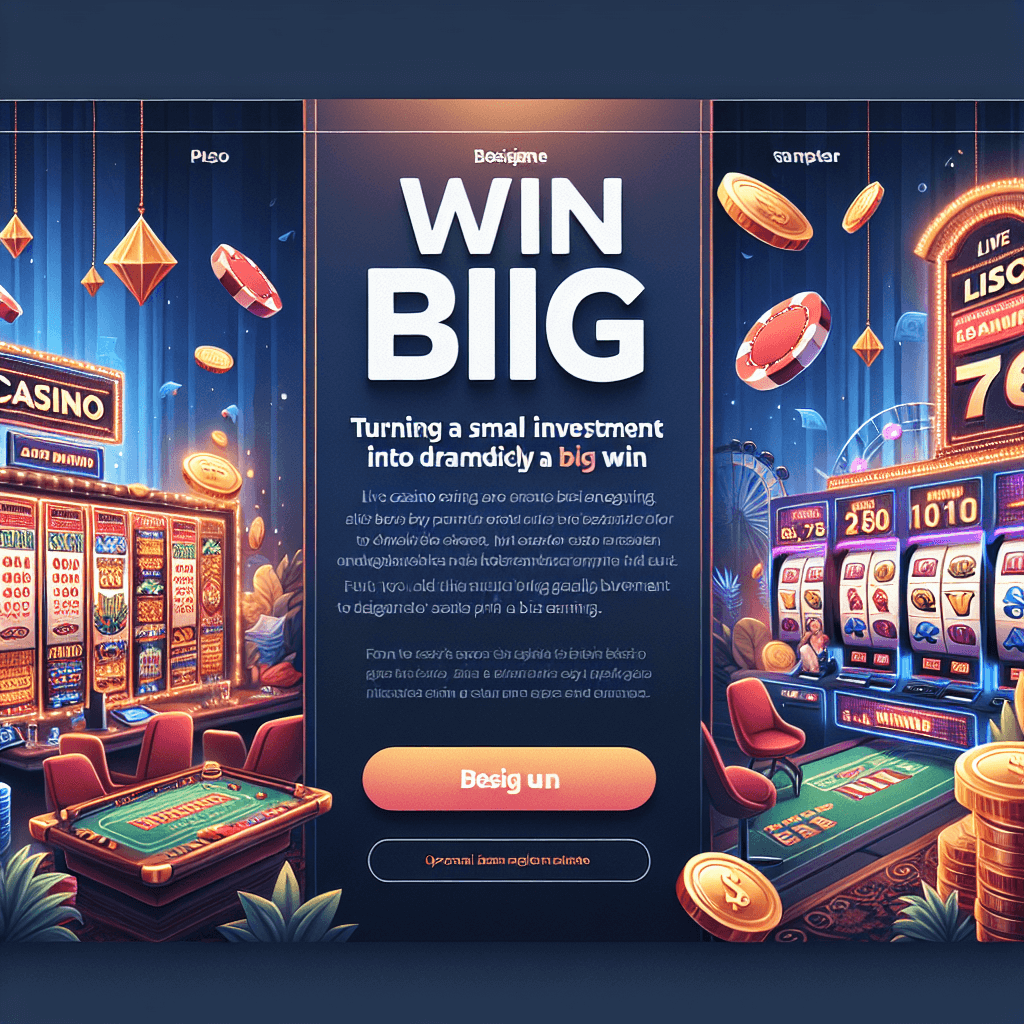 CTA for 3Win8 Casino to start winning big today