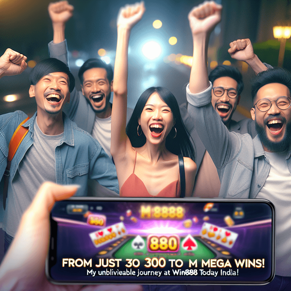 A thrilling moment of winning big on Mega888 at Win88 Today India