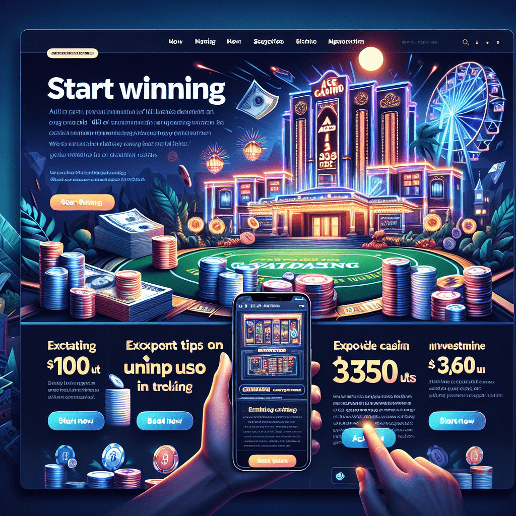 Start winning at ACE333 Casino