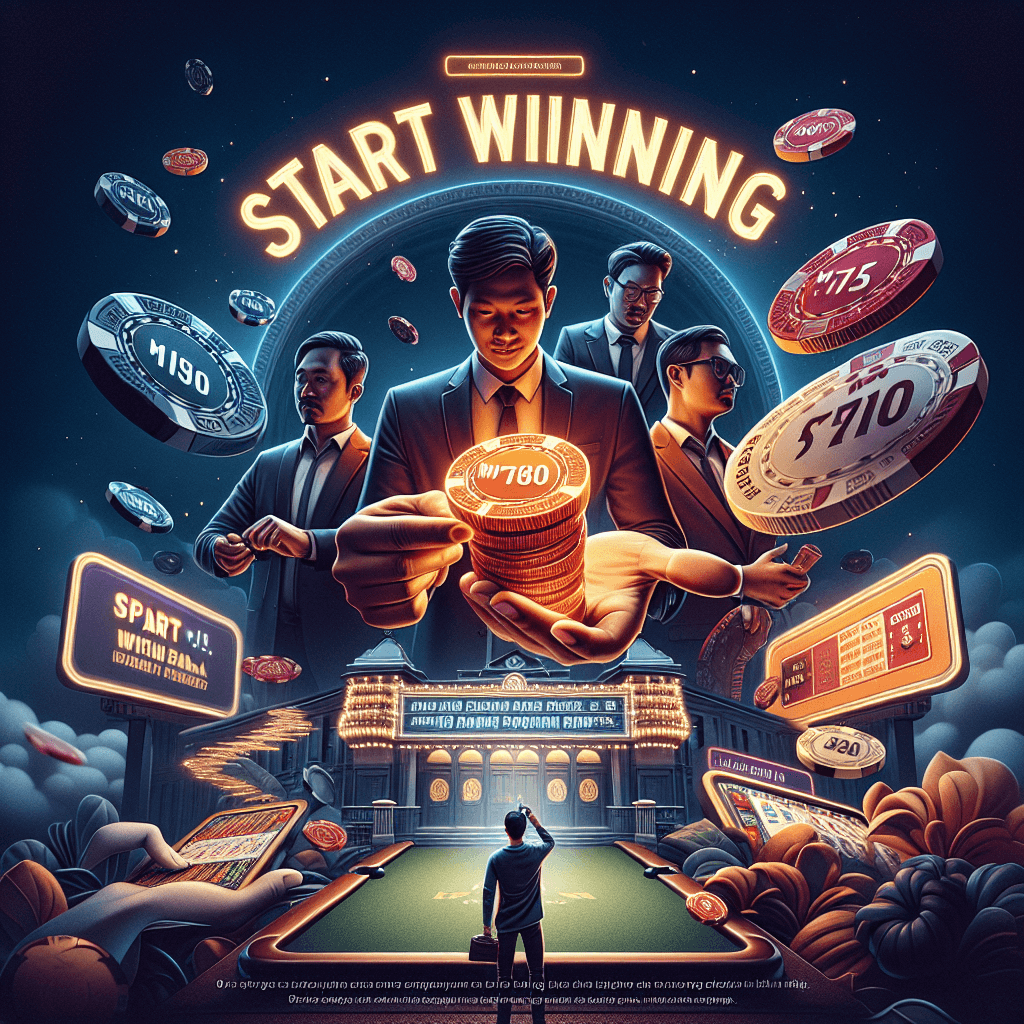 CTA for SKY777 online casino game encouraging players to start winning big