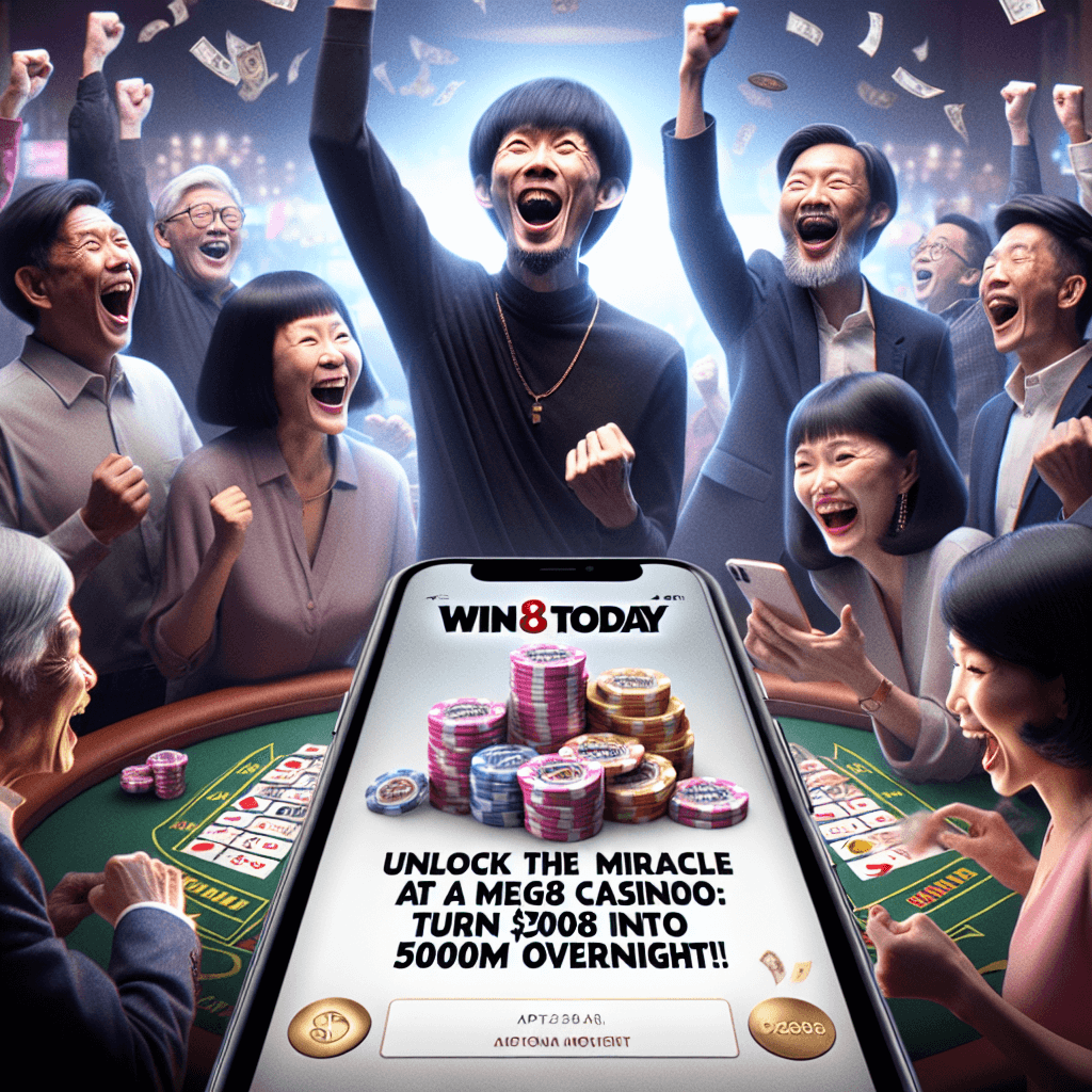 MEGA888カジノで大勝利を掴むプレイヤー